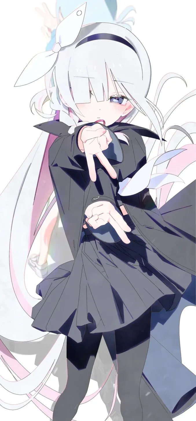 黑裙少女