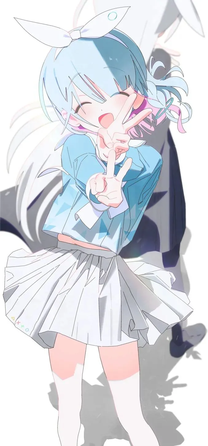 白蓝魔法少女