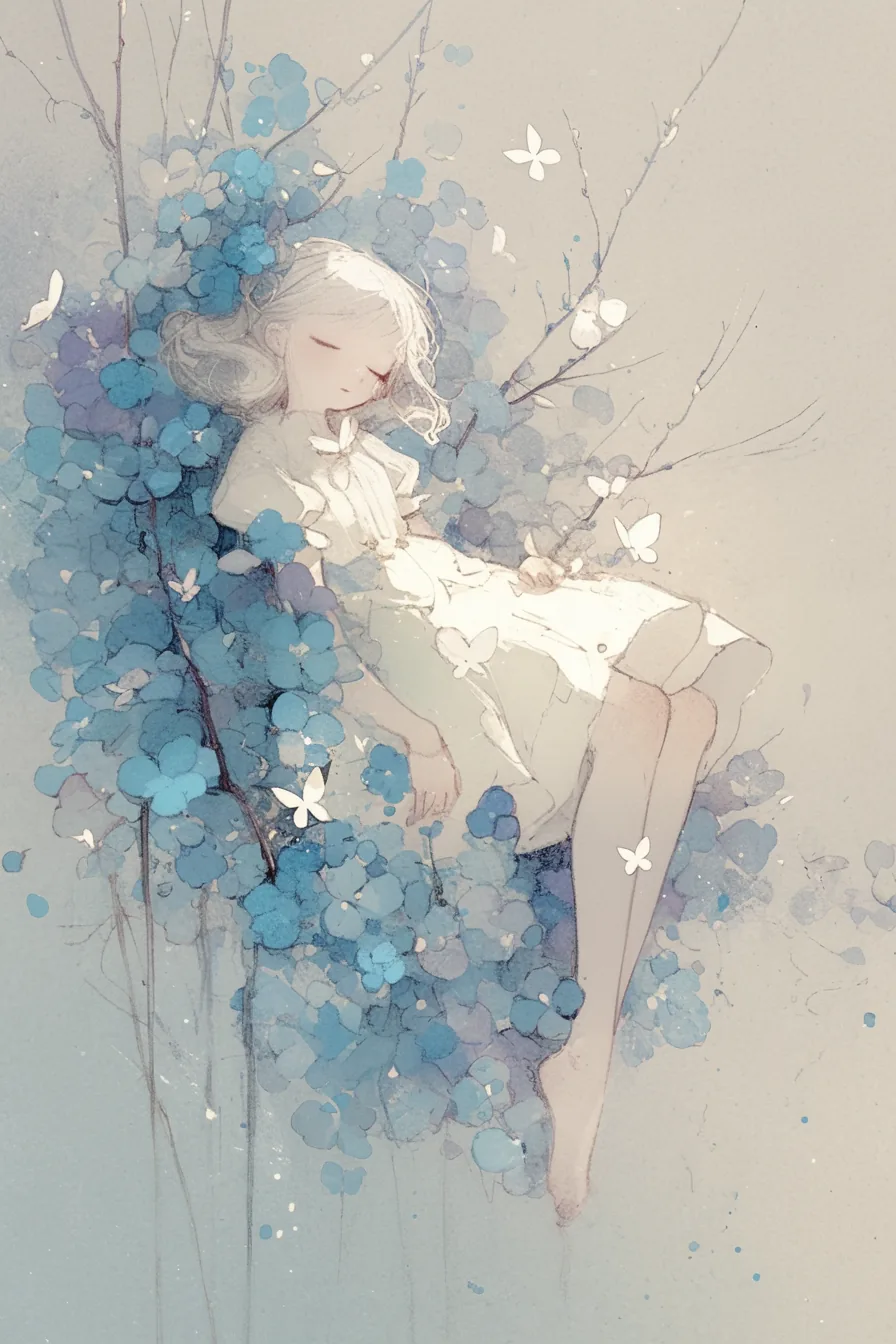 水墨淡彩 · 二