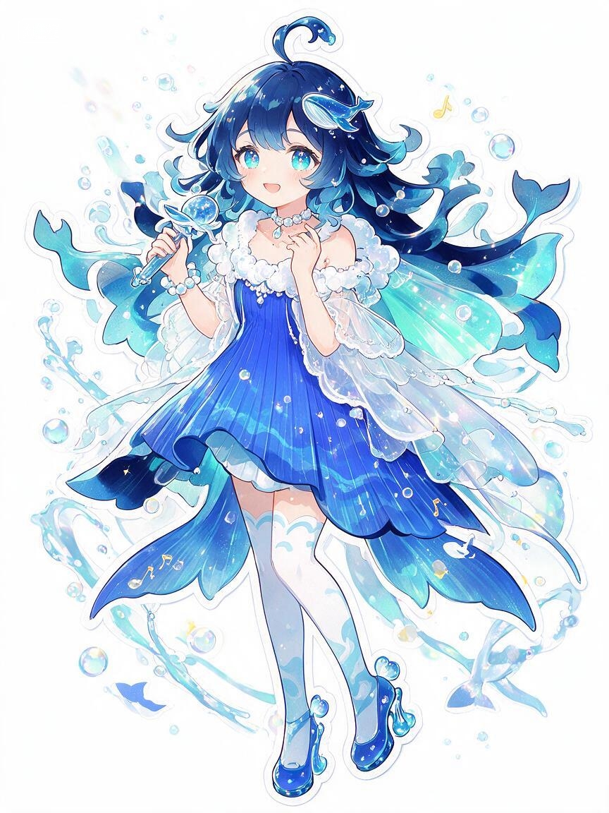 鲸鱼少女 水世界
